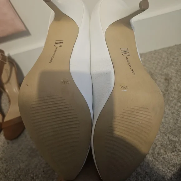 INC International Concepts White Heels - Picture 6 of 6